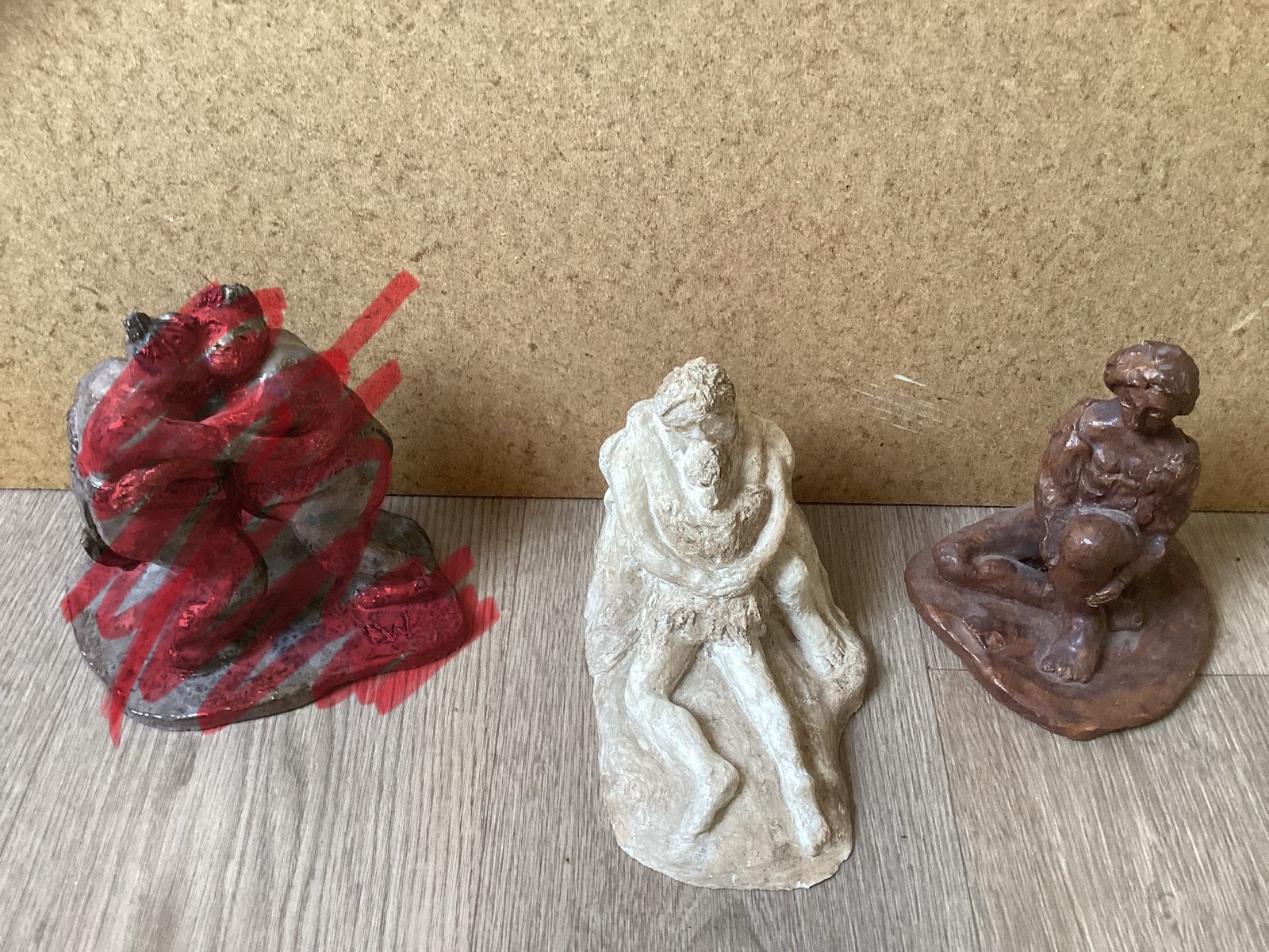 Man en vrouw van Keramiek, Ophalen