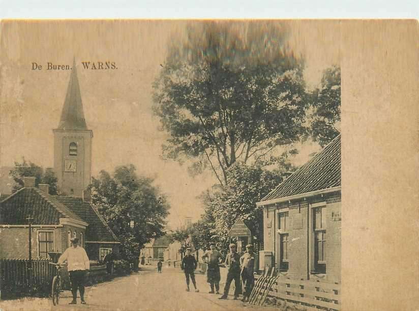 380-726-001 Warns De Buren, Verzamelen, Ansichtkaarten | Nederland, Verzenden, Voor 1920, Friesland