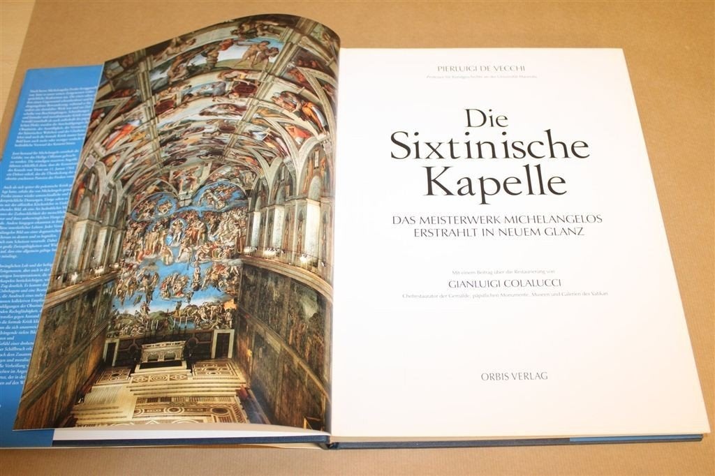 Die Sixtinische Kapelle — Michelangelo Groot Kunstboek, Ophalen of Verzenden, Gelezen