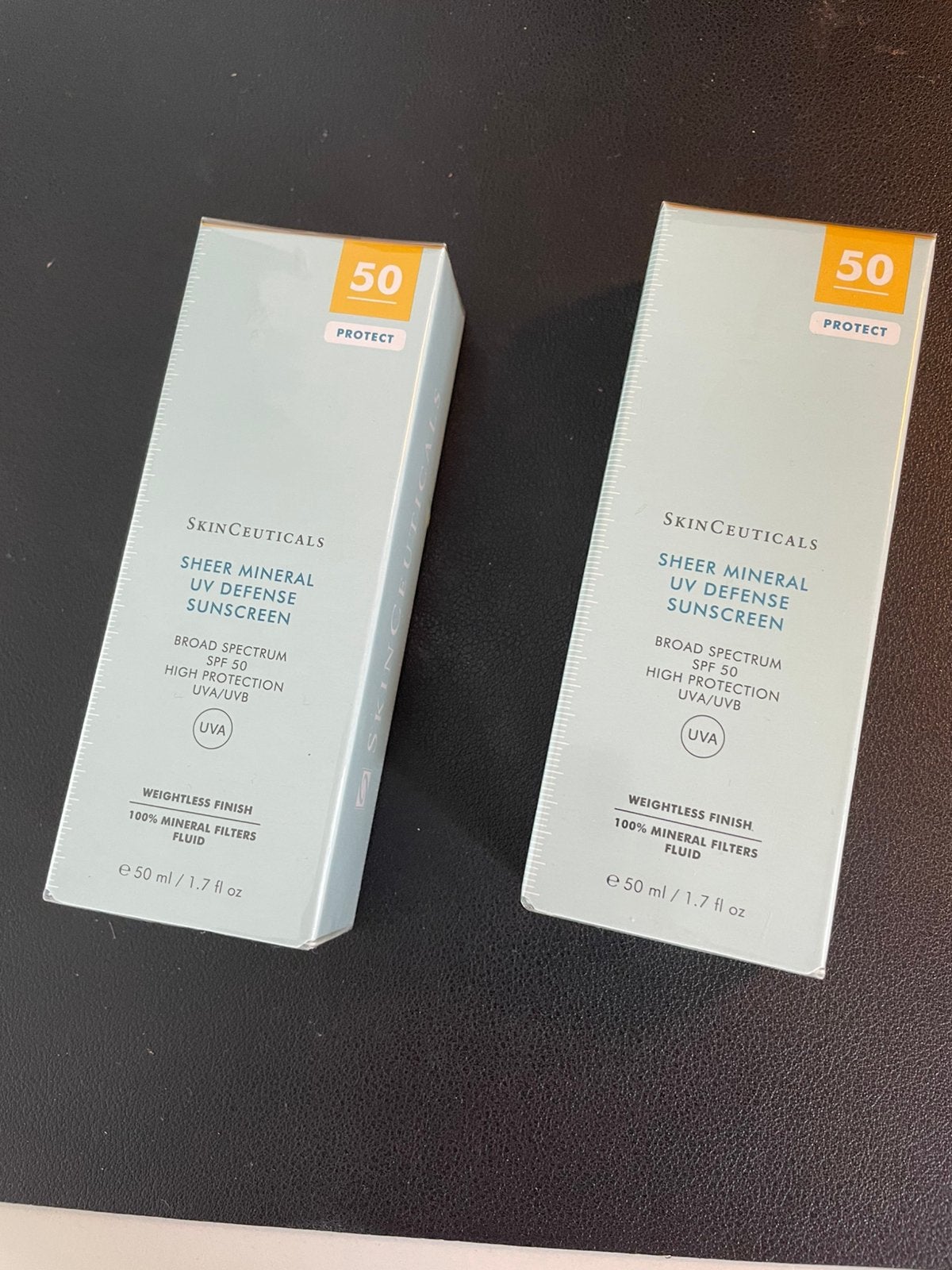 Skinceuticals spf50 uv mineral 2stuks, Verzenden, Nieuw, Gehele gezicht