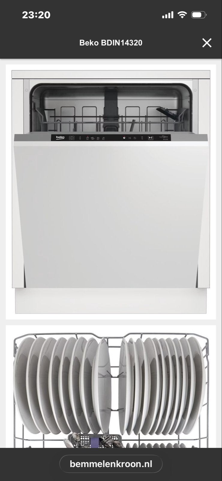 Nieuwe Beko BDIN14320 Inbouw Vaatwasser - 2 Jaar Garantie, Minder dan 85 cm, 60 cm of meer, Ophalen of Verzenden, Inbouw