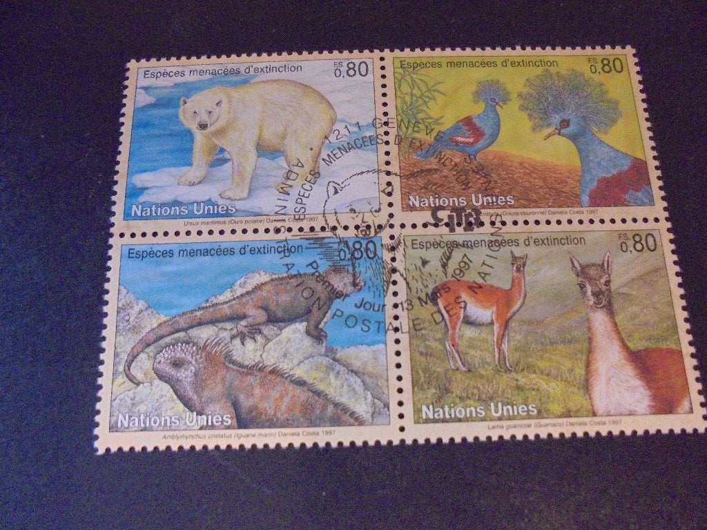Dieren Blok gestempeld kavel 11, Verzenden, Gestempeld, Dier of Natuur