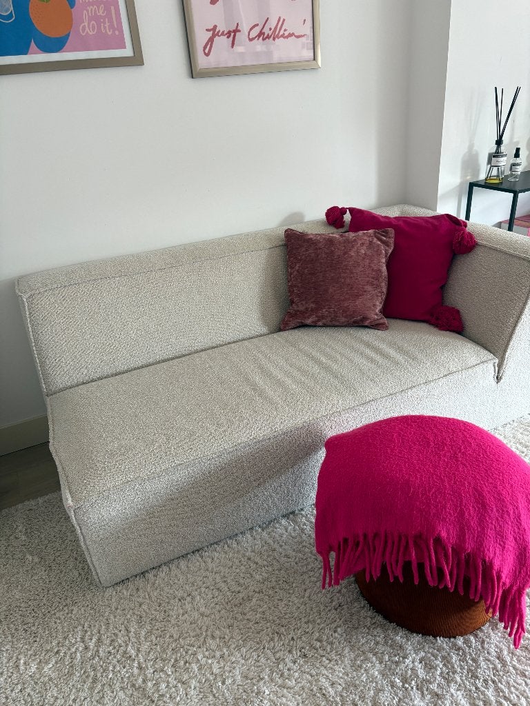 Nous living bank, Huis en Inrichting, Banken | Bankstellen, Ophalen, Minder dan 75 cm, 150 tot 200 cm, Hoekbank