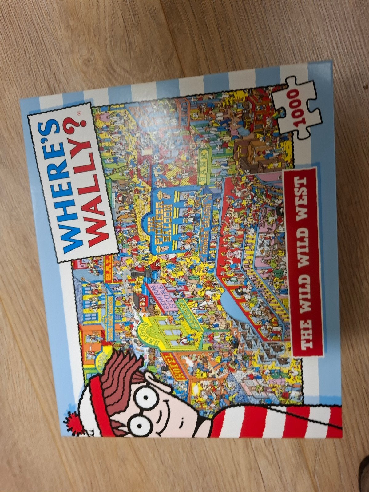 Waar is Wally? The Wild Wild West puzzel 1000 stukjes, Ophalen, 500 t/m 1500 stukjes, Zo goed als nieuw, Legpuzzel