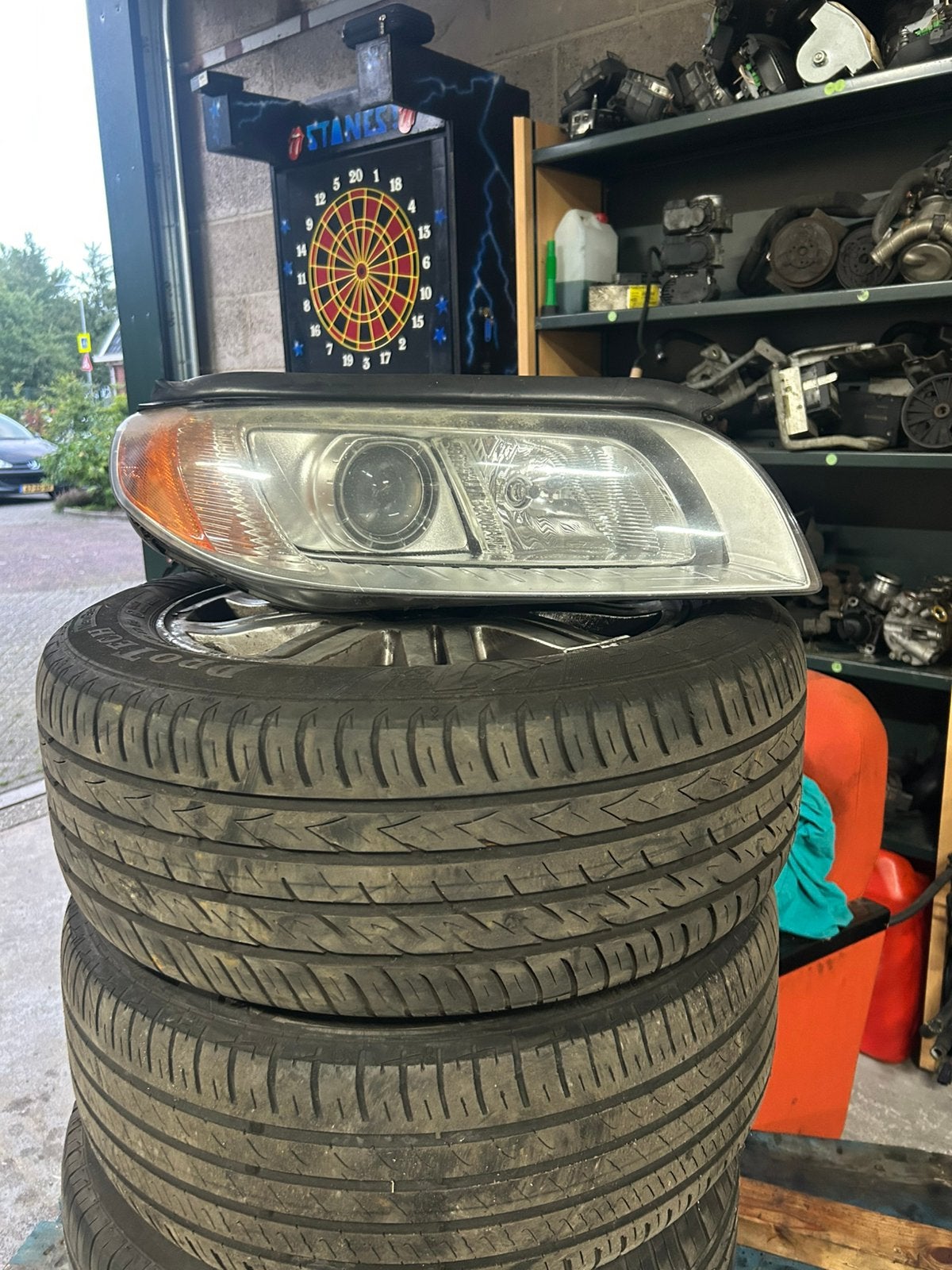 Koplamp xenon rechts Volvo V70 2009-2016, Ophalen of Verzenden, Gebruikt, Volvo