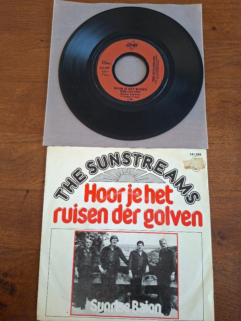 The Sunstreams ,hoor je het ruisen der golven, 7 inch, Single, Ophalen of Verzenden, Nederlandstalig