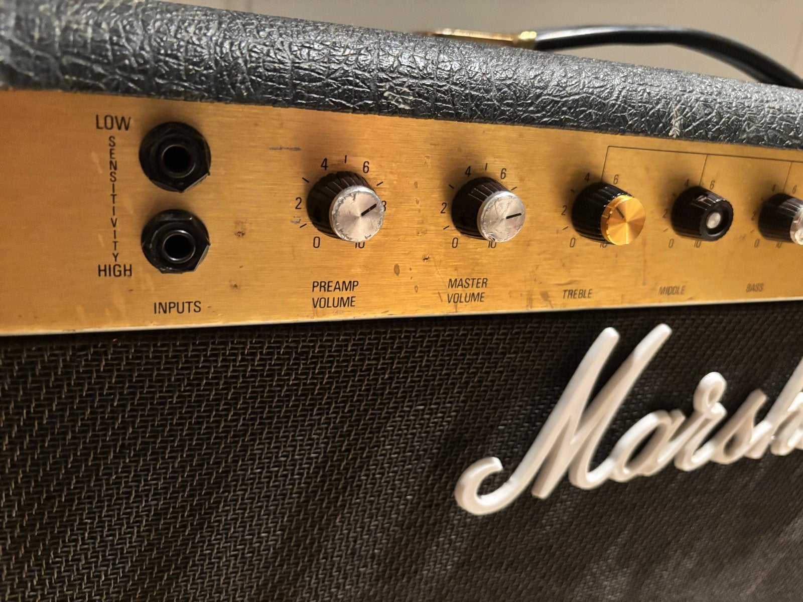 Marshall JCM 800 Lead Series 50W Gitaarversterker Combo, Ophalen, Gebruikt, Gitaar, Minder dan 50 watt