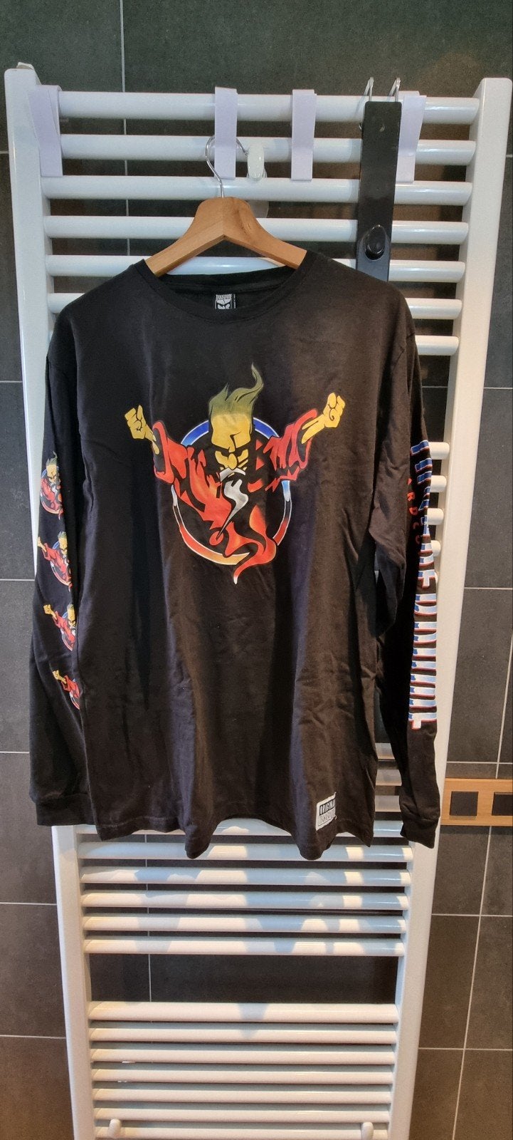 Thunderdome Longsleeve XXL - Origineel Hardcore Shirt, Thunderdome, Zwart, Overige maten, Ophalen of Verzenden
