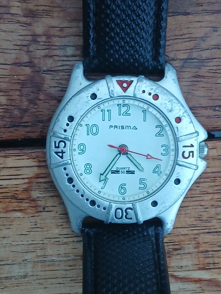 Prisma kinderhorloge zeer mooi!!!, Ophalen of Verzenden, Zo goed als nieuw, Wit, Jongen of Meisje