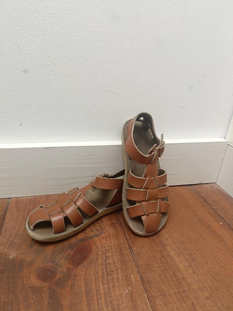 Salt water sandals shark tan 26-27 (10), Gebruikt, Jongen of Meisje, Ophalen of Verzenden, Salt Water Sandals