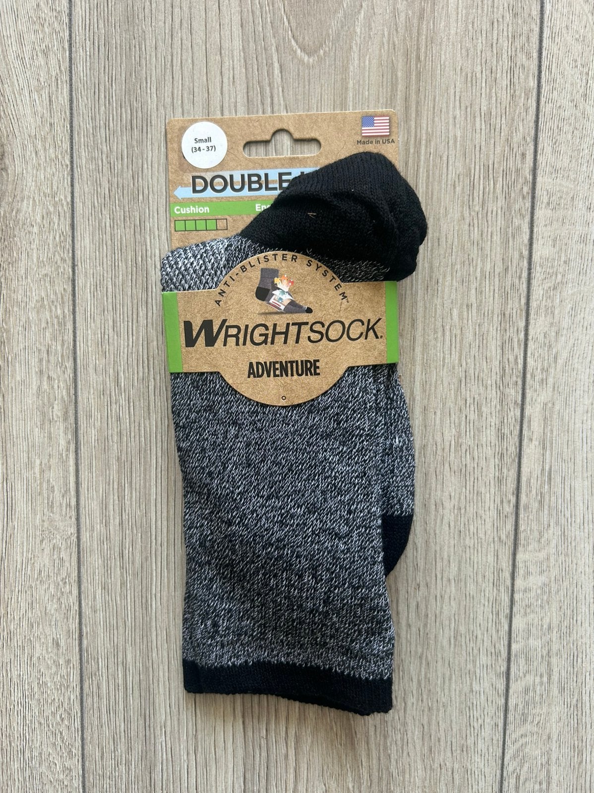 WRIGHT SOCK, antiblaar, NIEUW, maat S, Sokken en Kniesokken, Zwart, Maat 35 t/m 38, Nieuw