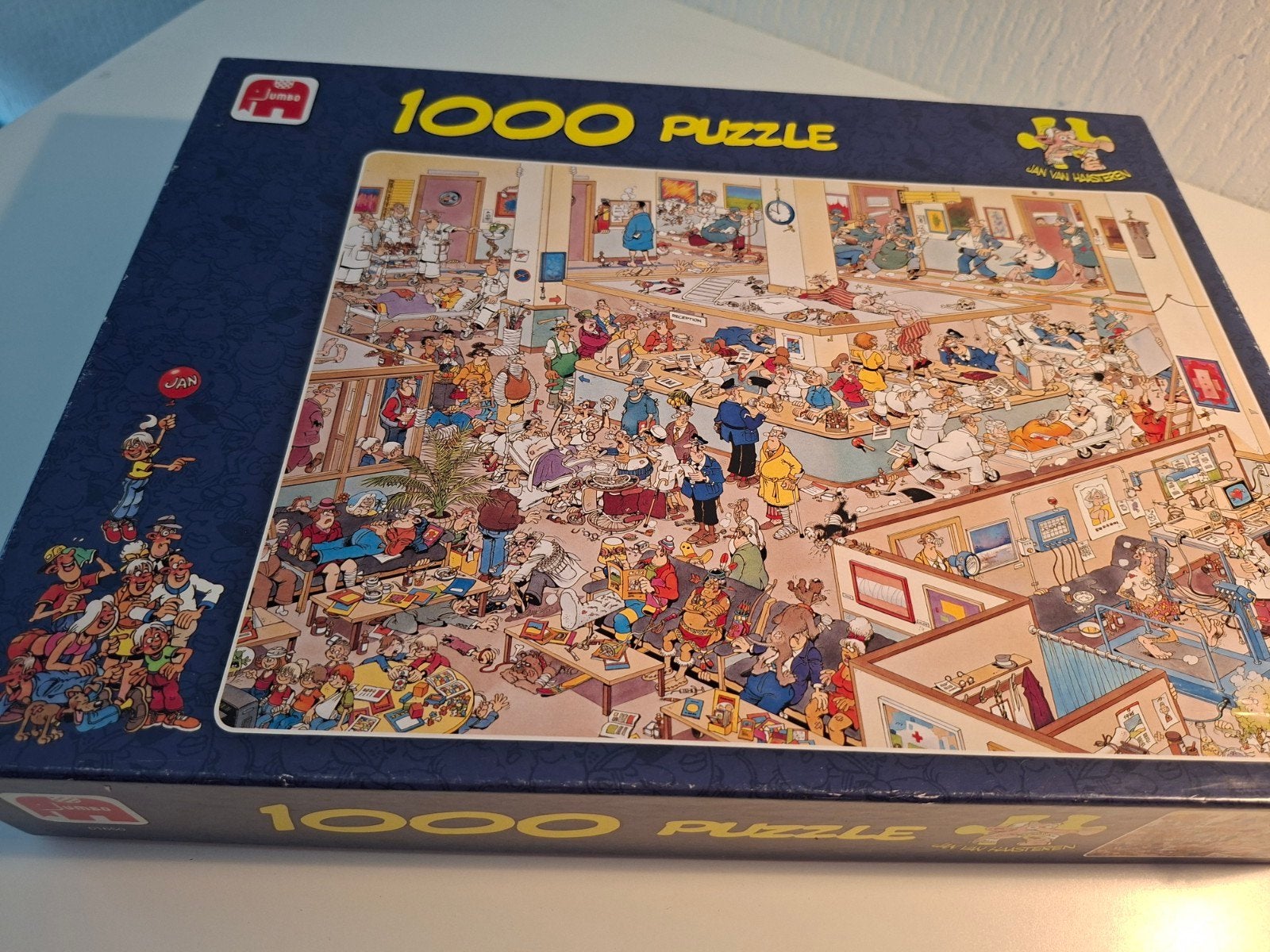 Jan van Haasteren puzzel 1000 stukjes, Hobby en Vrije tijd, Denksport en Puzzels, Ophalen, 500 t/m 1500 stukjes, Gebruikt