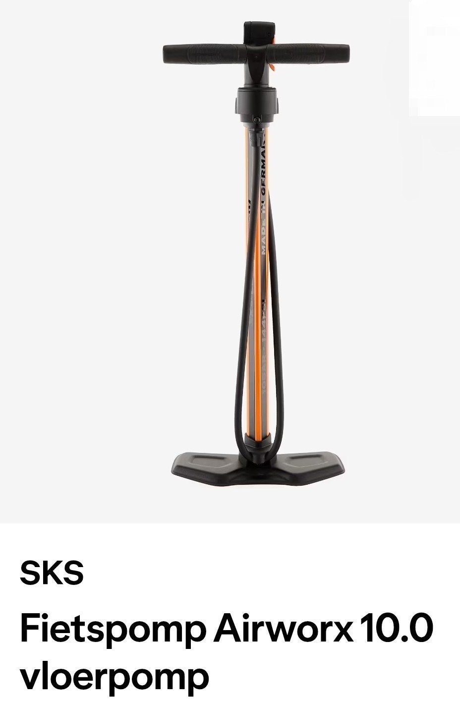 OUTLET‼️ Sks AIRWORX 10.0 - Performance fiets vloer pomp, Nieuw, SKS, Ophalen of Verzenden, Drukmeter