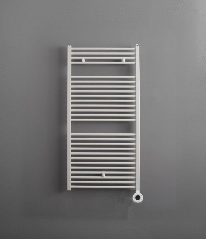 Nieuwe Handdoekradiator - Wit, Inclusief Bediening, Ophalen, Radiator, Nieuw, Minder dan 60 cm