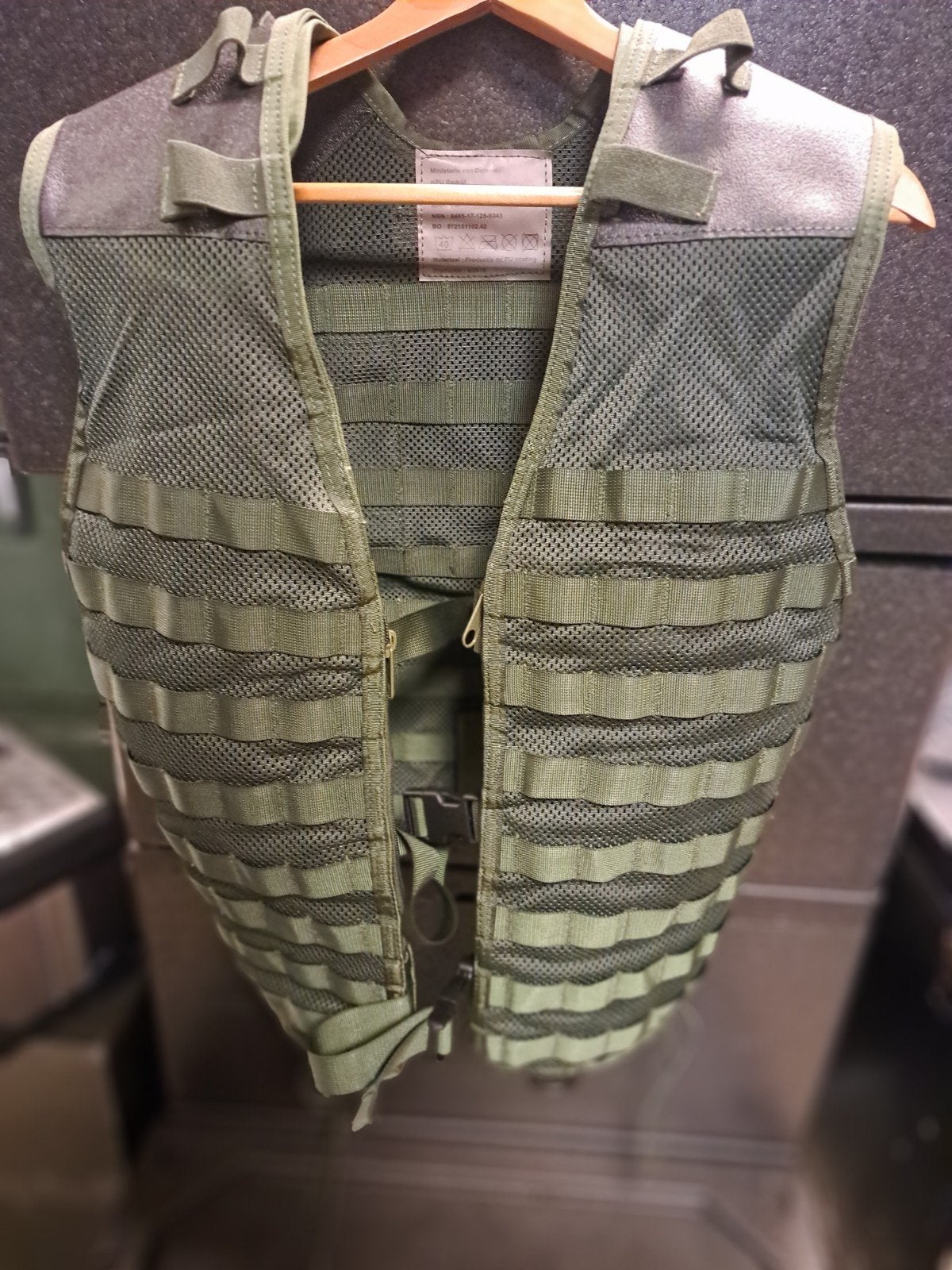 Modulair Gevechtsvest groen - Maat M - Defensie, Kleding of Schoenen, Ophalen of Verzenden, X, Nederland