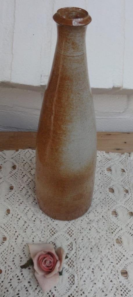 Vintage Franse hoge gemerkte gres fles, Antiek en Kunst, Ophalen of Verzenden