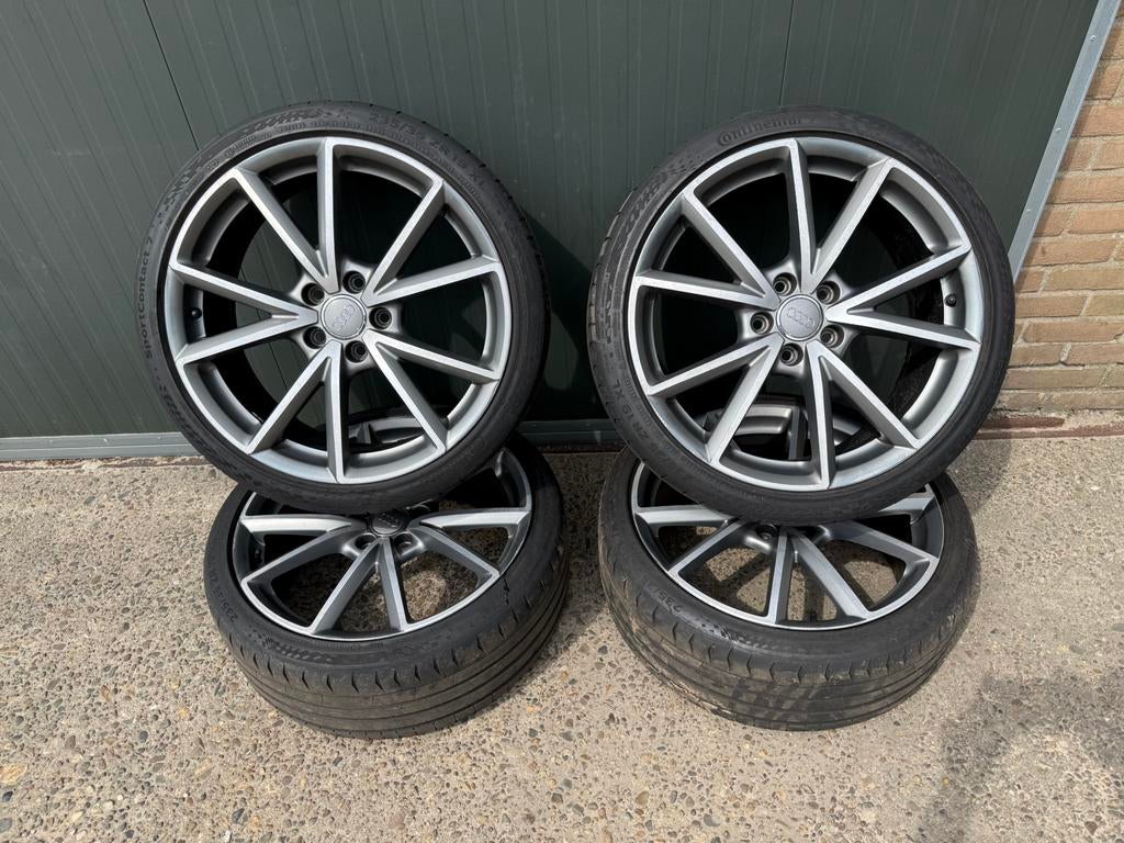 Audi velgen 5x112, 19 inch, Gebruikt, Banden en Velgen, Ophalen of Verzenden