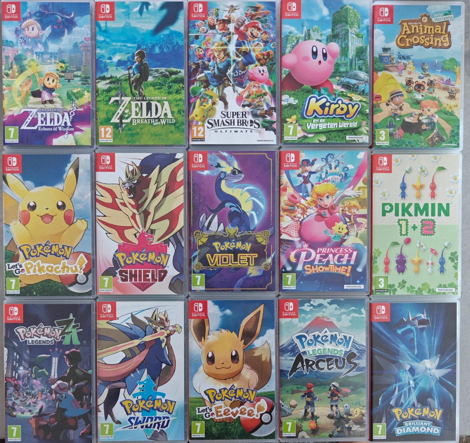 Diverse Nintendo Switch games - Zelda, Pokémon, Kirby, etc., Spelcomputers en Games, Games | Nintendo Switch, Gebruikt, 1 speler