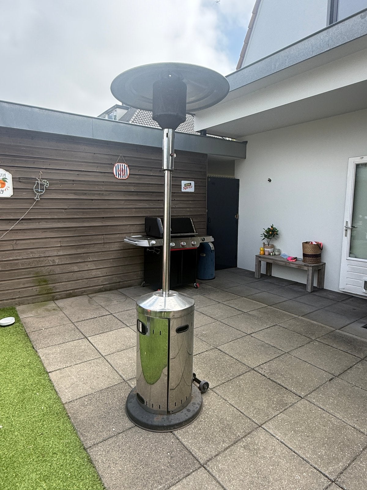 Gasbrander terrasverwarmer, Ophalen, Zo goed als nieuw