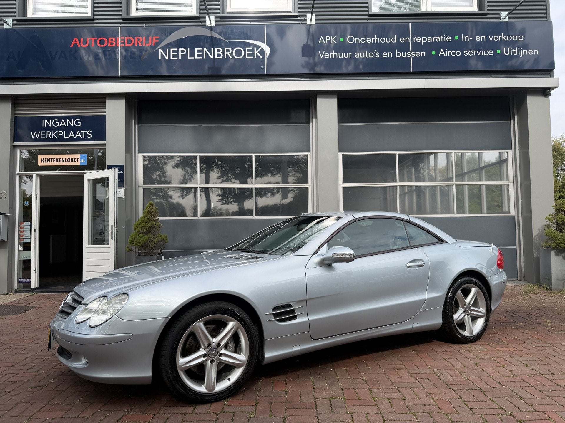 Mercedes-Benz SL-Klasse 500 – 2003 – 128.000 km – 306, Auto's, Automaat, Dealer onderhouden, Achterwielaandrijving, Gebruikt