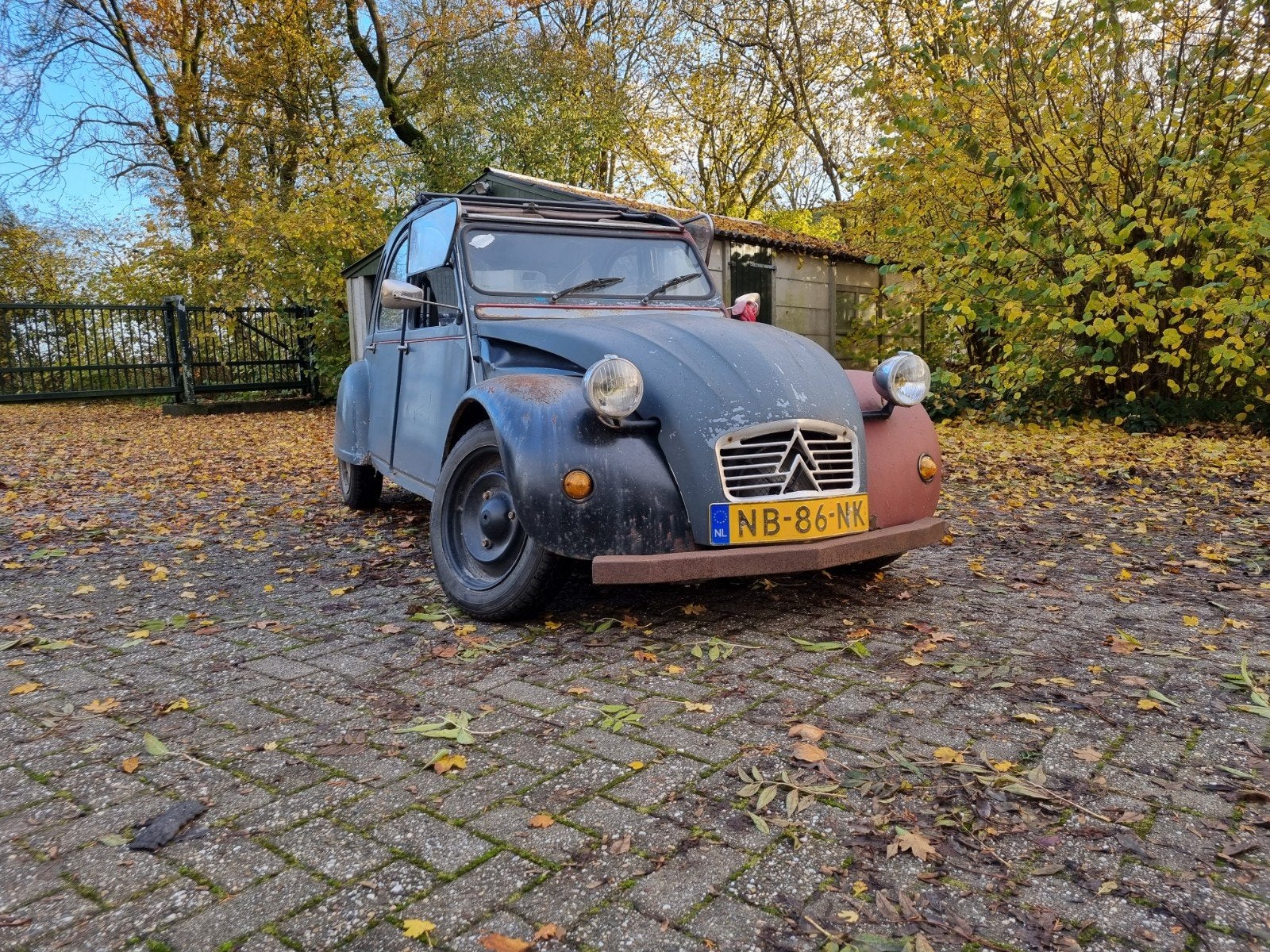 Citroën 2CV 0.6 1985 Blauw, Auto's, 602 cc, 2CV, Blauw, 29 pk