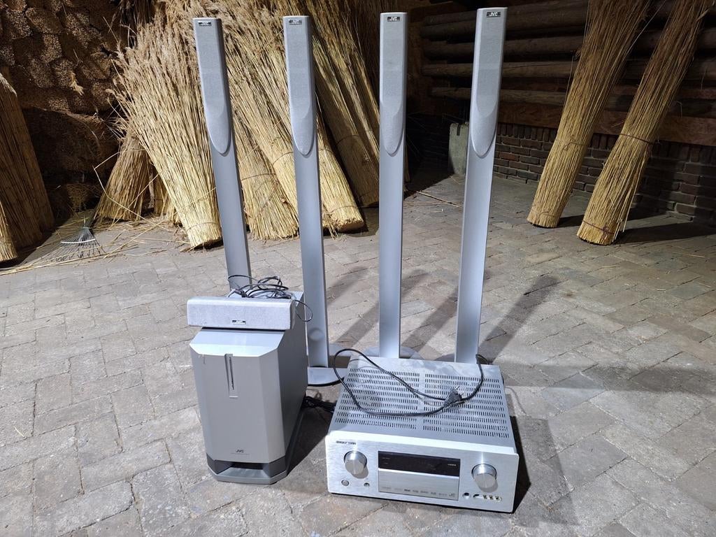 JVC surround set, Ophalen of Verzenden, 5.1-systeem, JVC, Dvd-speler