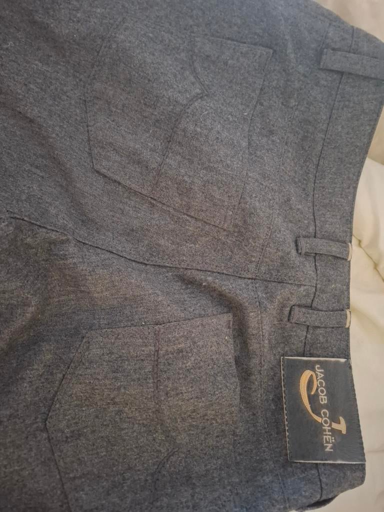 Handgemaakte Merk pantalon, Kleding | Heren, Ophalen of Verzenden, Zo goed als nieuw, Maat 48/50 (M), Grijs