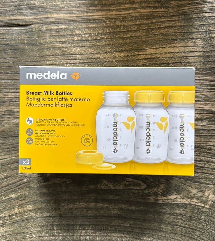 Medela Moedermelkflesjes 150ml (3 stuks), Medela, Nieuw, Ophalen of Verzenden, Babyfles