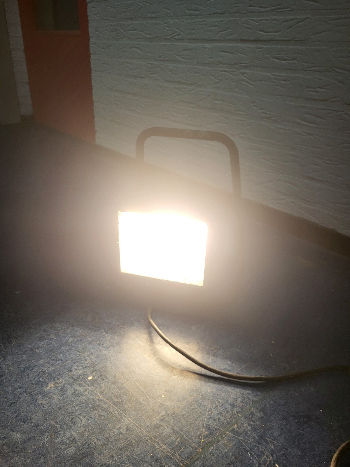 Bouwlamp / Halogeenlamp met statief, Gebruikt, Met statief, Ophalen of Verzenden, Lamp met armatuur