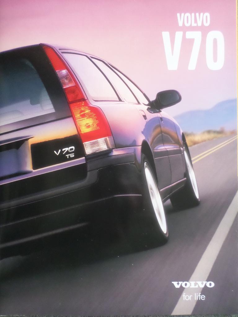 Volvo V70 2001 Brochure - USA, Ophalen of Verzenden, Zo goed als nieuw, Volvo