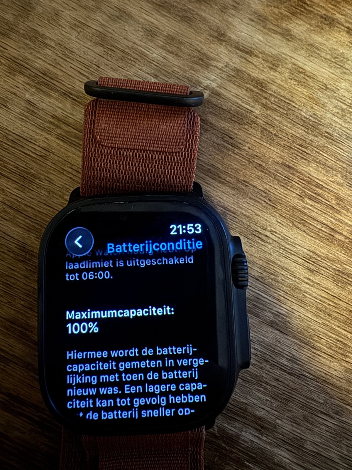 Apple Watch Ultra3 met 100% batterijconditie, Afstand, Zwart, IOS, Ophalen of Verzenden