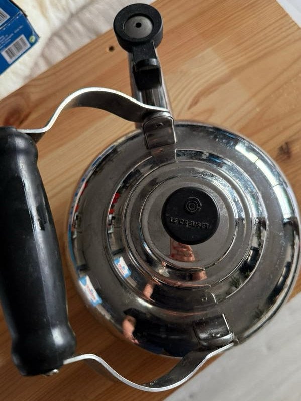 Le Creuset fluitketel, Ophalen of Verzenden, Gebruikt