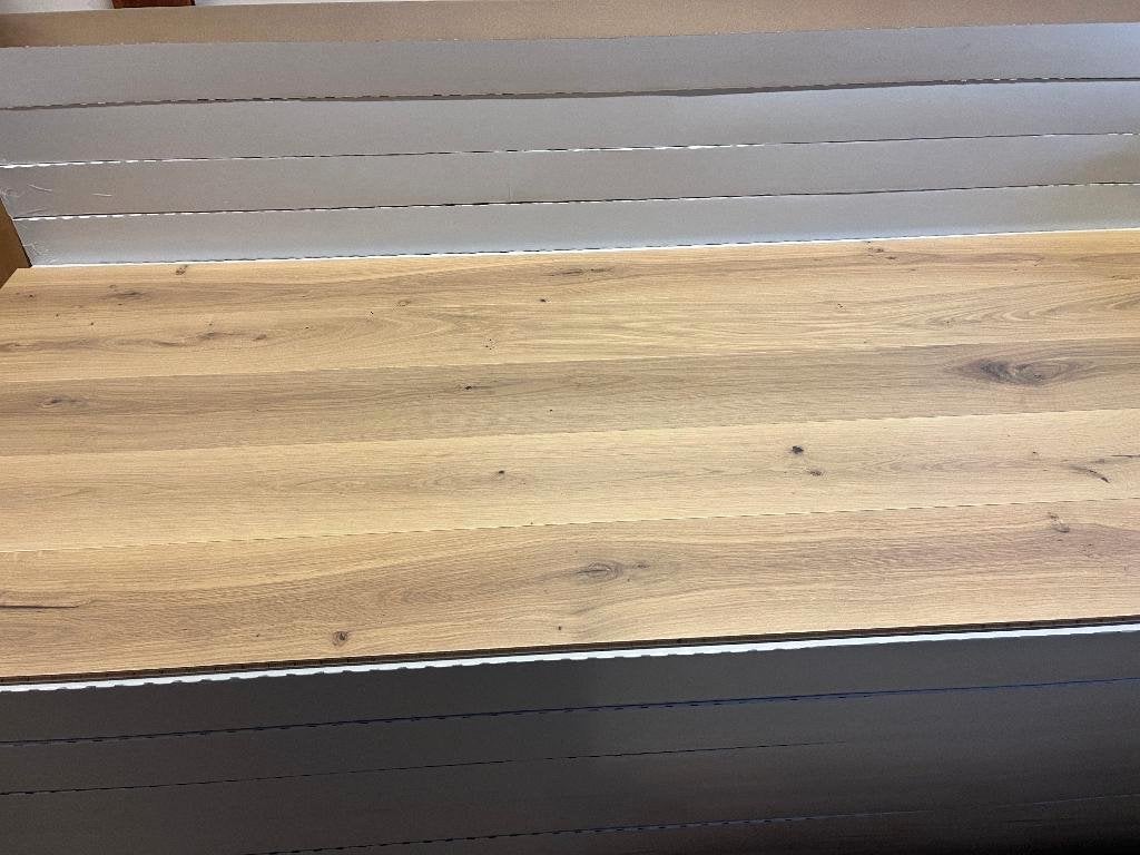 Eiken lamelparket 14x180 invisible gelakt , 2m20 lang, Huis en Inrichting, Stoffering | Vloerbedekking, Ophalen of Verzenden, Nieuw