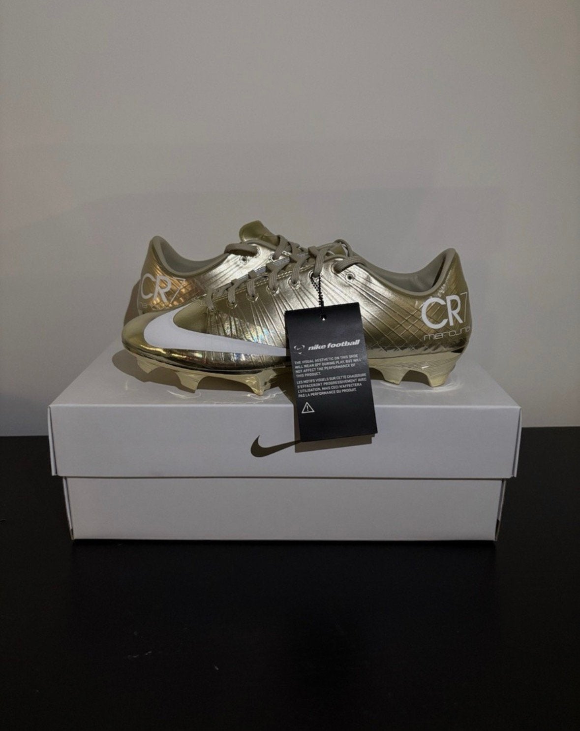 Nike Mercurial Superfly 1 RGN SE CR7 Gold Ronaldo World Cup, Kleding | Heren, Schoenen, Ophalen of Verzenden, Nieuw, Overige kleuren