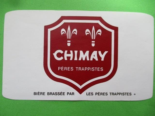 bieretiket Belgie 6-5 (14H) chimay, Ophalen of Verzenden, Gebruikt, Overige typen, Overige merken