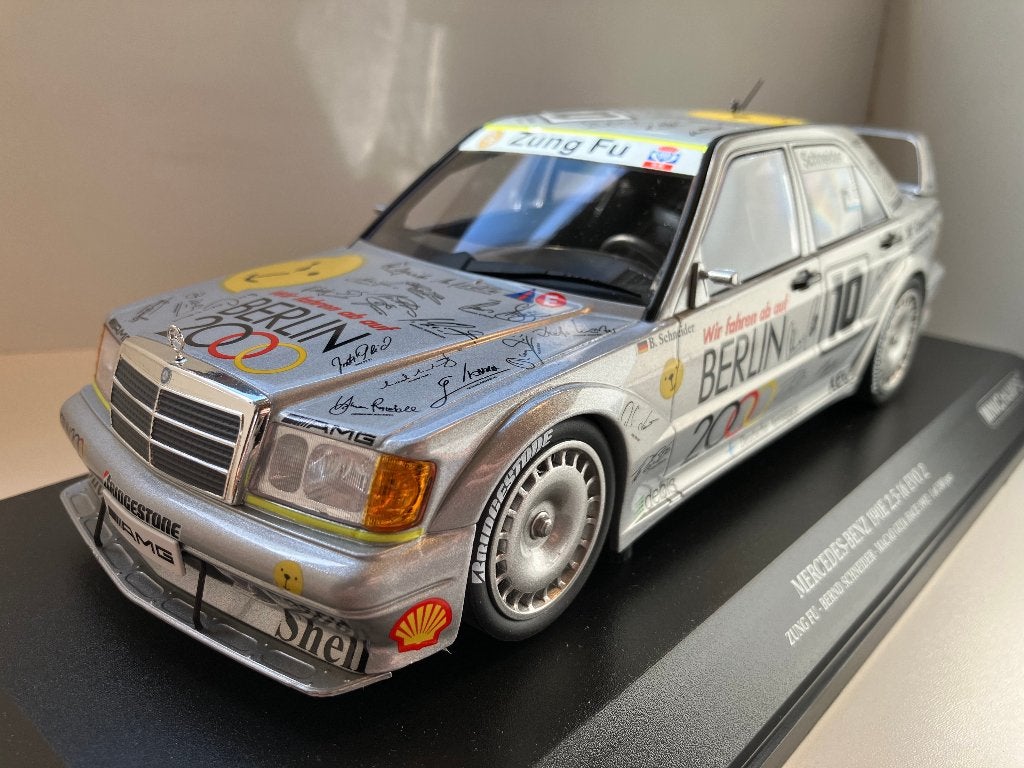 Mercedes 190 E 2.5 16v Evo2  1992 DTM B.Schneider nr 10 1/18, Ophalen of Verzenden, Nieuw, Auto, MiniChamps