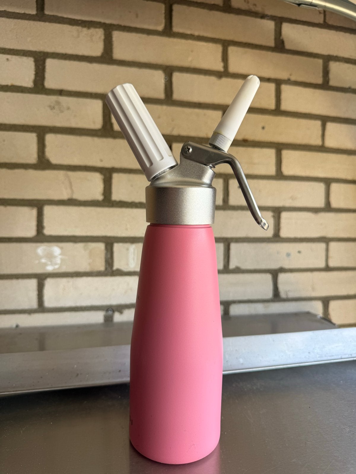 Hendi Slagroomspuit/Kidde - Roze, 0.5L, Ophalen, Overige typen, Hendi, Zo goed als nieuw