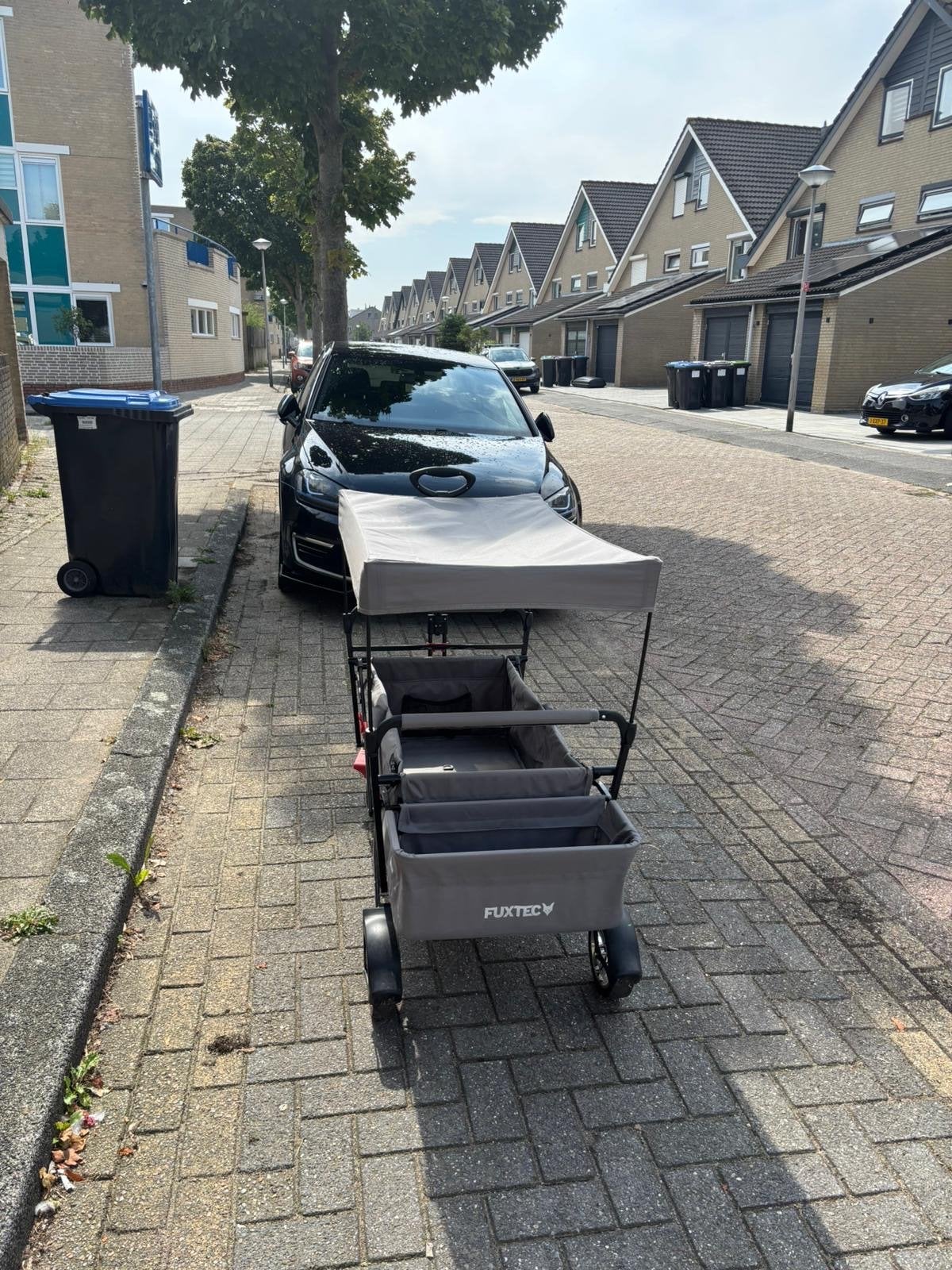 FUXTEC bolderkar met zonnedak - Zo goed als nieuw, Ophalen, Opvouwbaar, Zo goed als nieuw