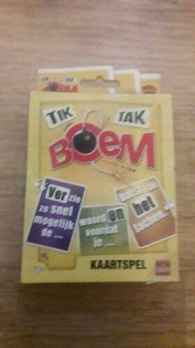 kaartspel tik tak boem, Vijf spelers of meer, Ophalen of Verzenden, Gebruikt, Goliath