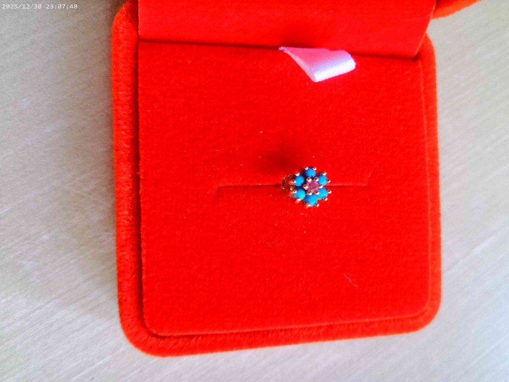 anna nina piercing stud, Ophalen of Verzenden, Zo goed als nieuw, Goud
