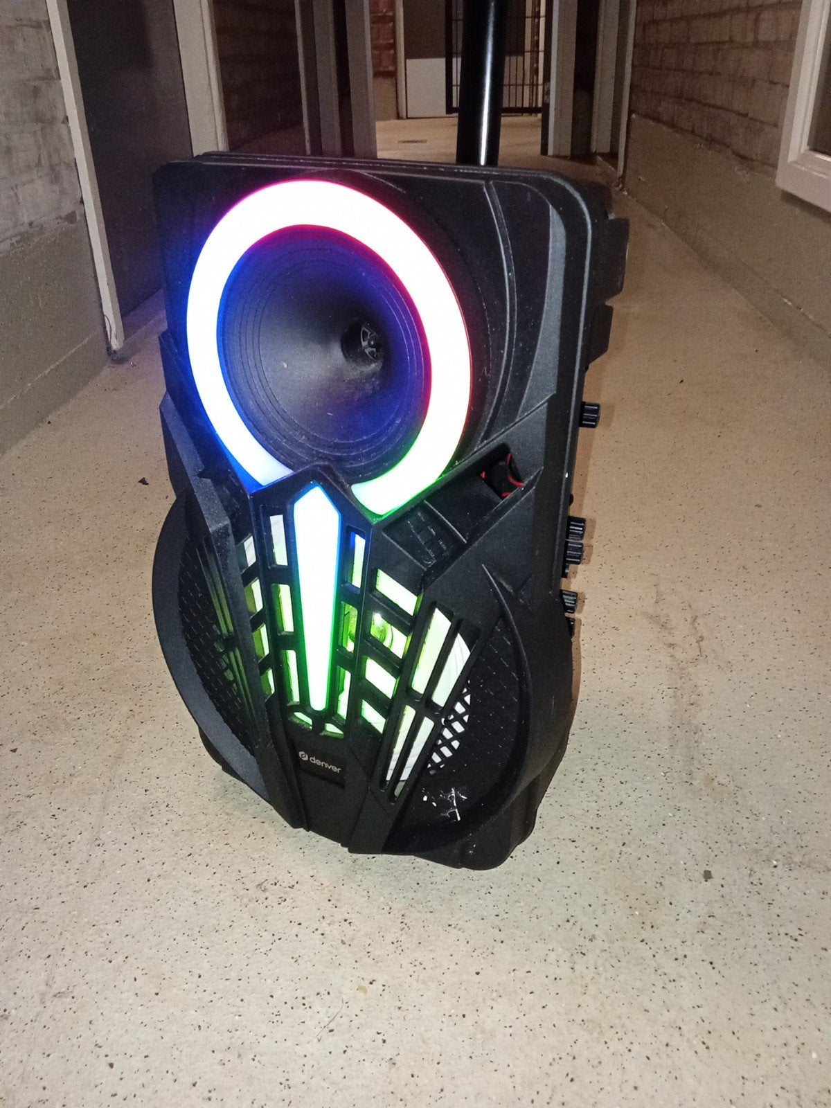 Draagbare HiFi Karaoke Luidspreker met LED en Bluetooth, Ophalen of Verzenden
