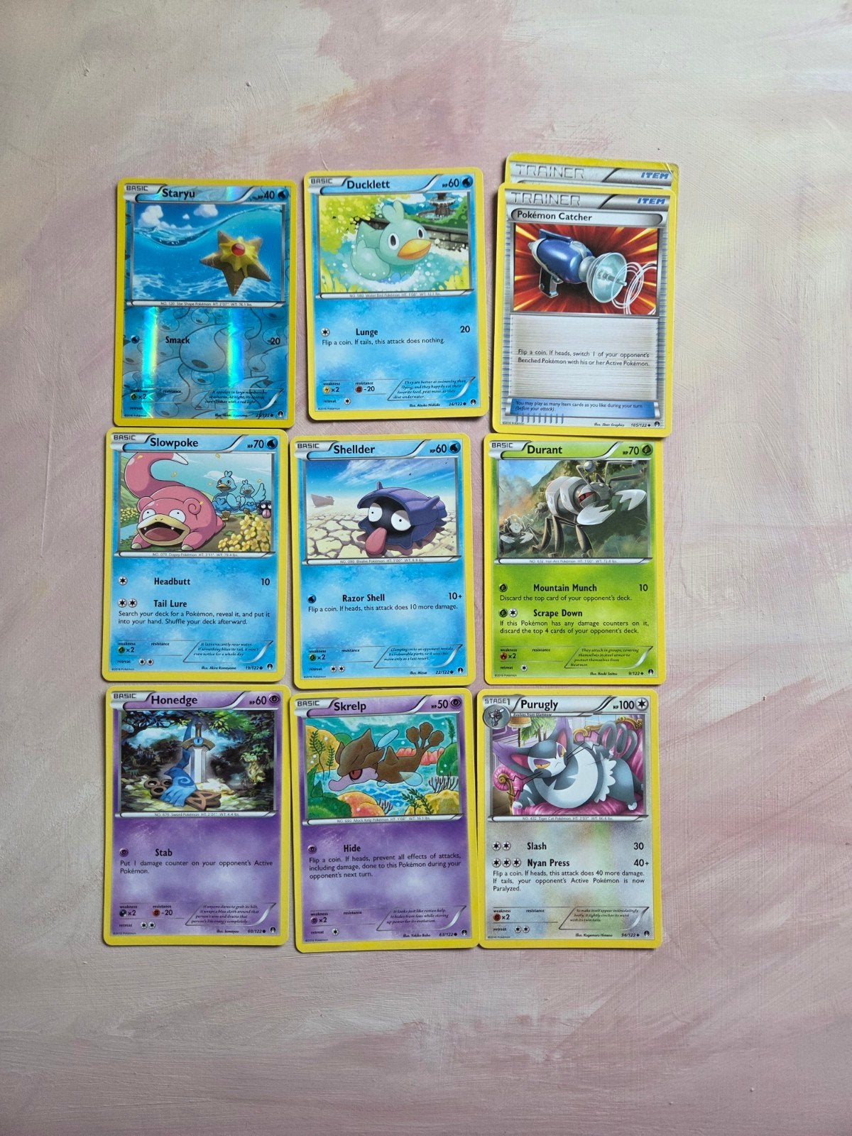 Pokémon kaarten set - xy breakpoint, Ophalen of Verzenden, Zo goed als nieuw, Meerdere kaarten