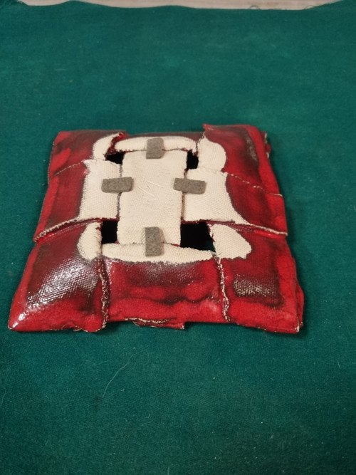 schaal aardewerk , rood gevlochten, Huis en Inrichting, Woonaccessoires | Schalen en Manden, Ophalen of Verzenden, 'T Olde Gre-j