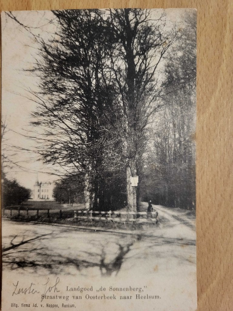 ansicht OOSTERBEEK 1900 Landgoed Sonnenberg Heelsum, Ophalen of Verzenden, Voor 1920, Gelderland