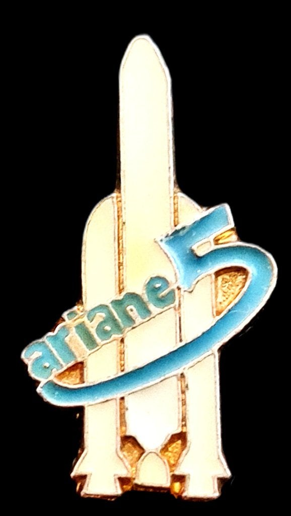 Ariane 5 pin, Verzenden, Nieuw, Transport, Speldje of Pin