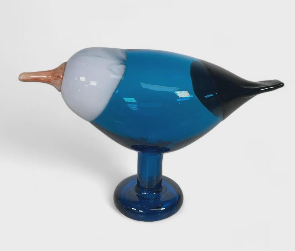 Iittala Oiva Toikka Genummerde Blauwe Ekster-Limited Edition, Ophalen of Verzenden