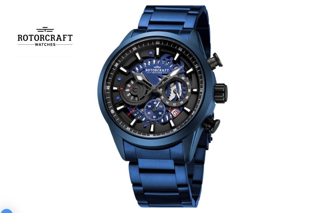 Herenhorloge Rotorcraft RC 2201, Ophalen of Verzenden, Nieuw, Staal, Overige merken