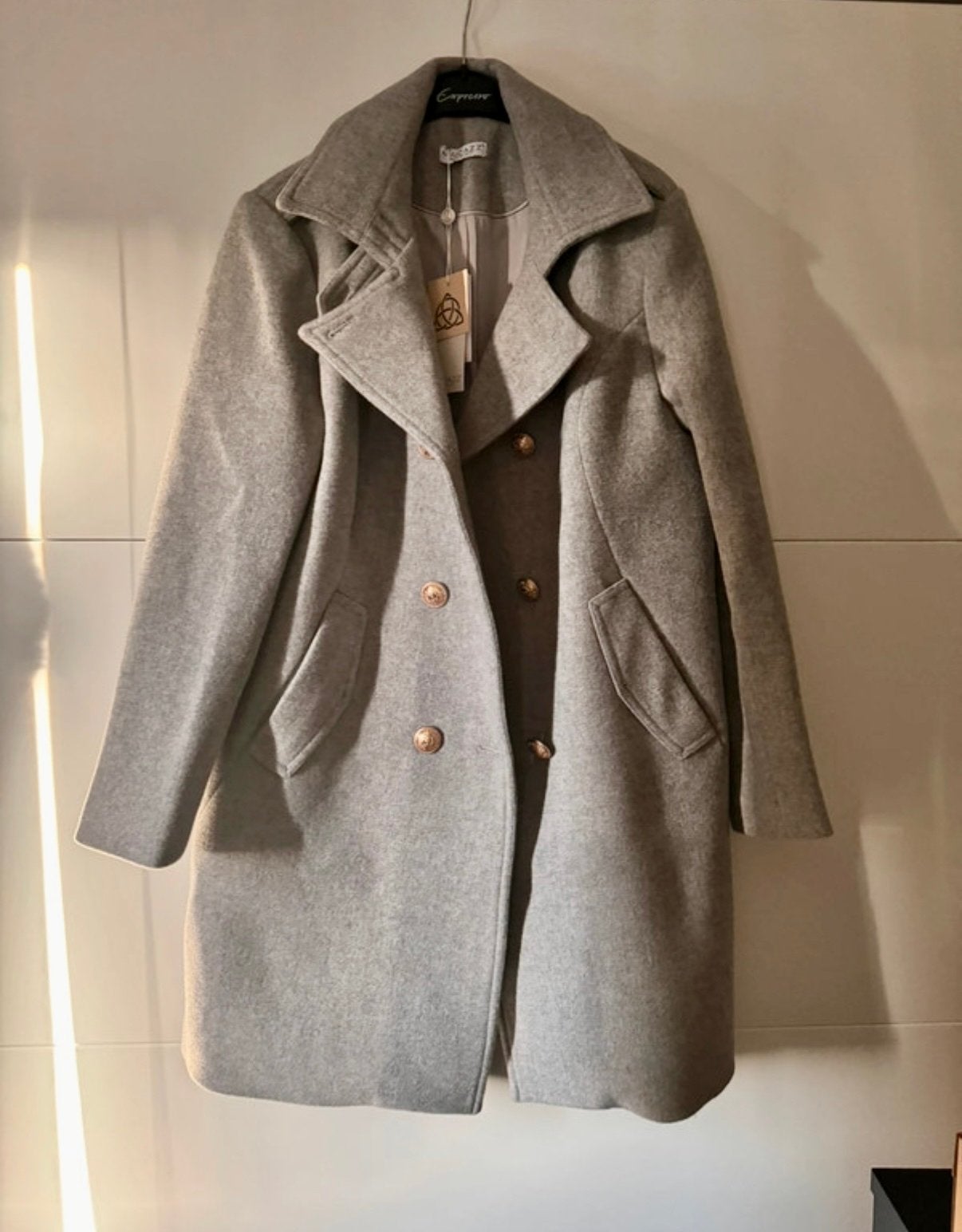Maicazz Grijze Jas 'Gizi, Kleding | Dames, Ophalen of Verzenden, Nieuw, Maat 42/44 (L), Grijs