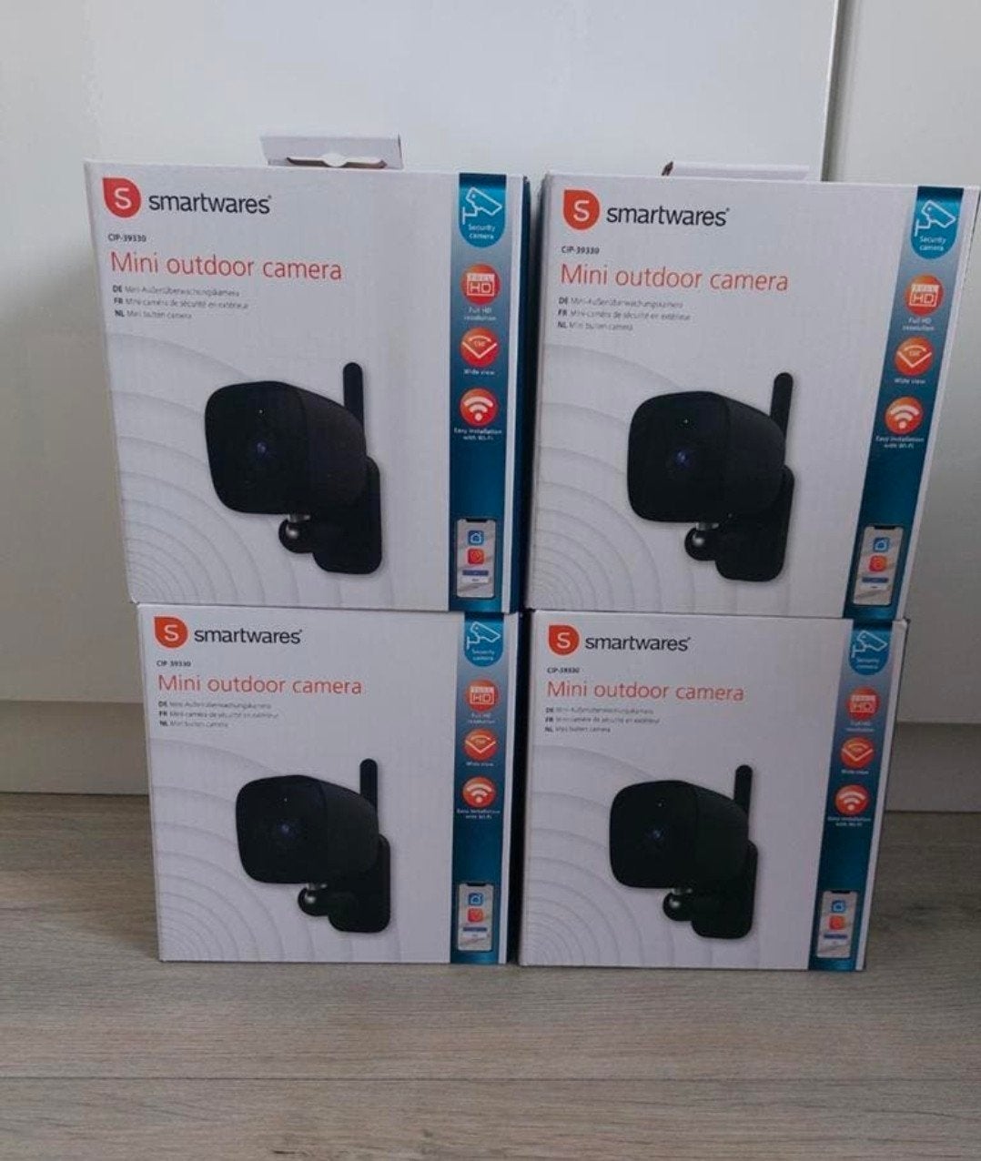 Smartwares Mini Buitencamera Full HD Wi-Fi, Audio, Tv en Foto, Videobewaking, Ophalen, Nieuw, Buitencamera