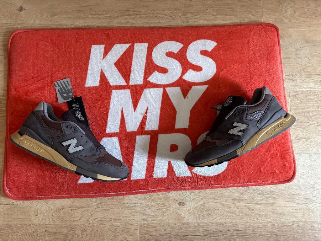 New Balance 998 MiUSA Stone Island Raso Gommato maat 44,5, Overige kleuren, Nieuw, Ophalen of Verzenden, Stone Island